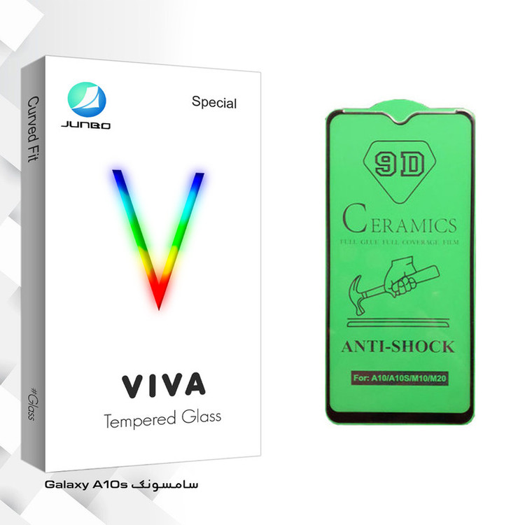 محافظ صفحه نمایش سرامیکی جانبو مدل Viva Glass مناسب برای گوشی موبایل سامسونگ Galaxy A10s