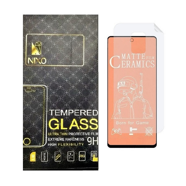 محافظ صفحه نمایش مات نیکسو مدل 2CMN مناسب برای گوشی موبایل شیائومی Redmi Note 9 Pro به همراه محافظ پشت گوشی