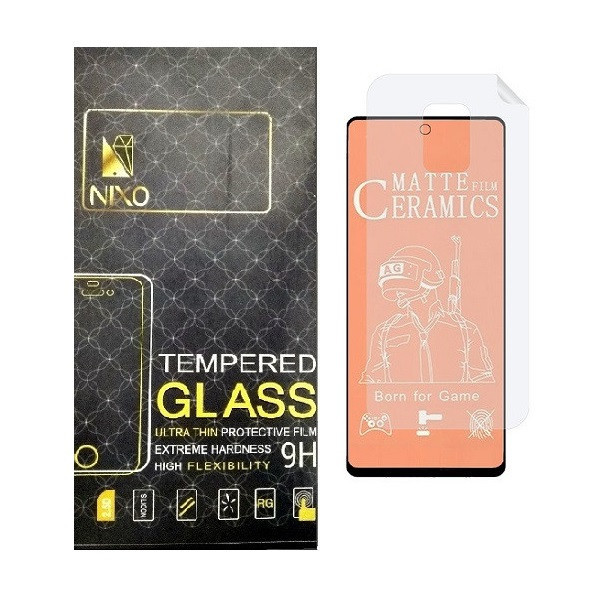 محافظ صفحه نمایش مات نیکسو مدل 2CMN مناسب برای گوشی موبایل شیائومی Redmi Note 9 Pro به همراه محافظ پشت گوشی