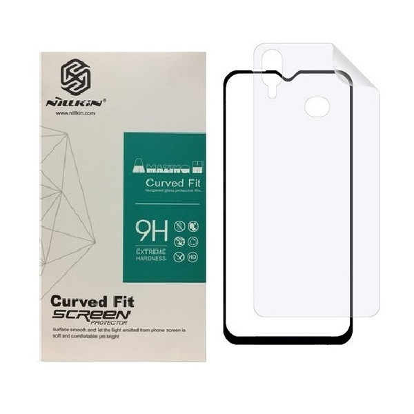 محافظ صفحه نمایش مدل 2FN مناسب برای گوشی موبایل Galaxy A20 به همراه محافظ پشت گوشی