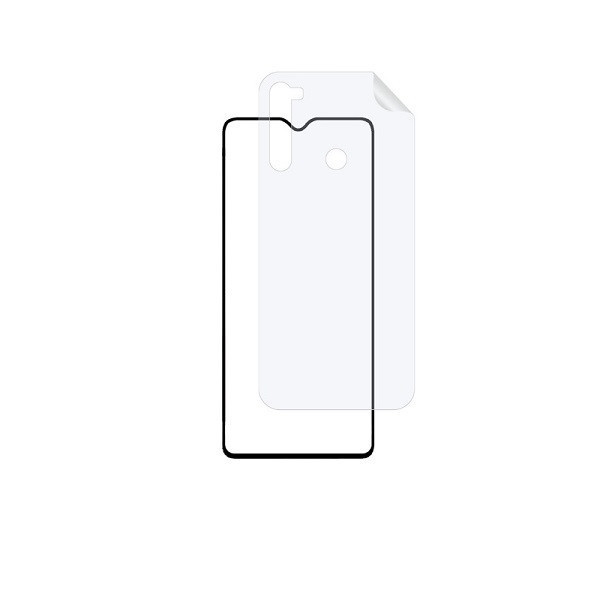 محافظ صفحه نمایش مدل 2FN مناسب برای گوشی موبایل شیائومی Redmi Note 8 به همراه محافظ پشت گوشی