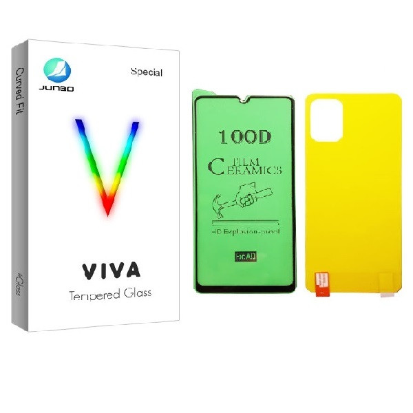 محافظ صفحه نمایش  جانبو مدل CR-A31 مناسب برای گوشی موبایل سامسونگGalaxy A31 به همراه محافظ پشت گوشی