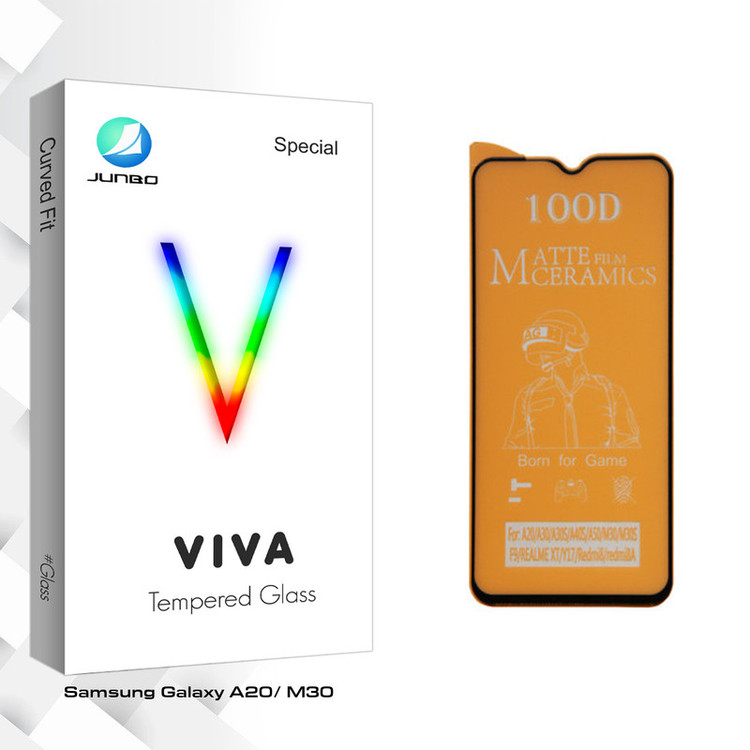 محافظ صفحه نمایش مات جانبو مدل Viva Glass مناسب برای گوشی موبایل سامسونگ Galaxy A20/ M30