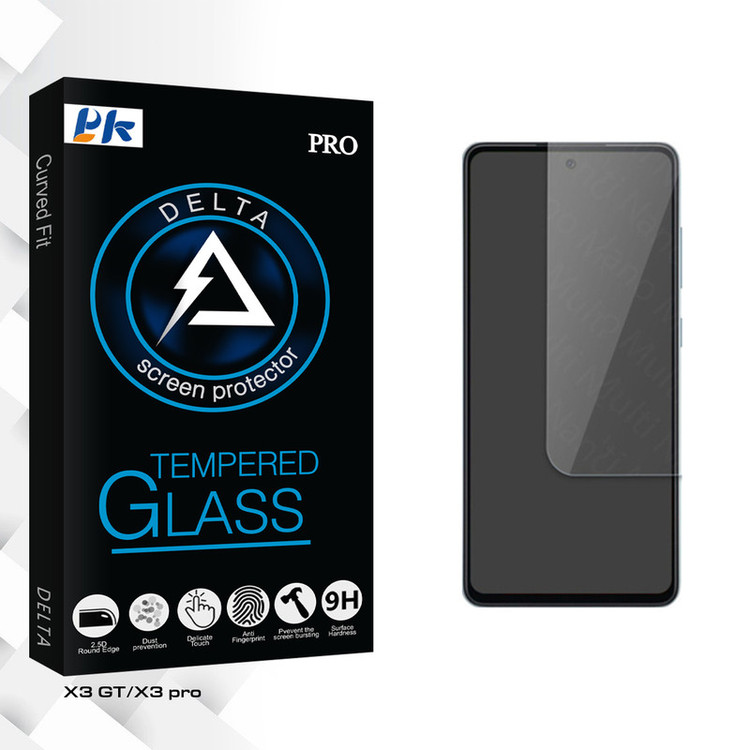 محافظ صفحه نمایش شیشه ای پی کی مدل Delta Glass مناسب برای گوشی موبایل شیائومی X3 GT/X3 pro