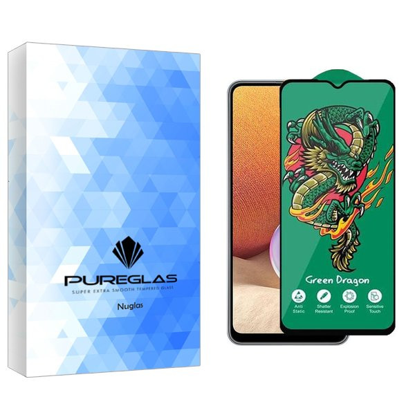 محافظ صفحه نمایش پیور گلس مدل NueGlas Green_Dragon مناسب برای گوشی موبایل سامسونگ Galaxy A32 5G