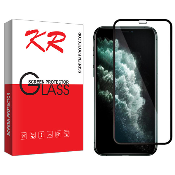 محافظ صفحه نمایش کی آر مدل +HD مناسب برای گوشی موبایل اپل Iphone 11 pro max