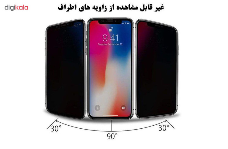 محافظ صفحه نمایش حریم شخصی گودزیلا مدل GGP مناسب برای گوشی موبایل سامسونگ Galaxy A10