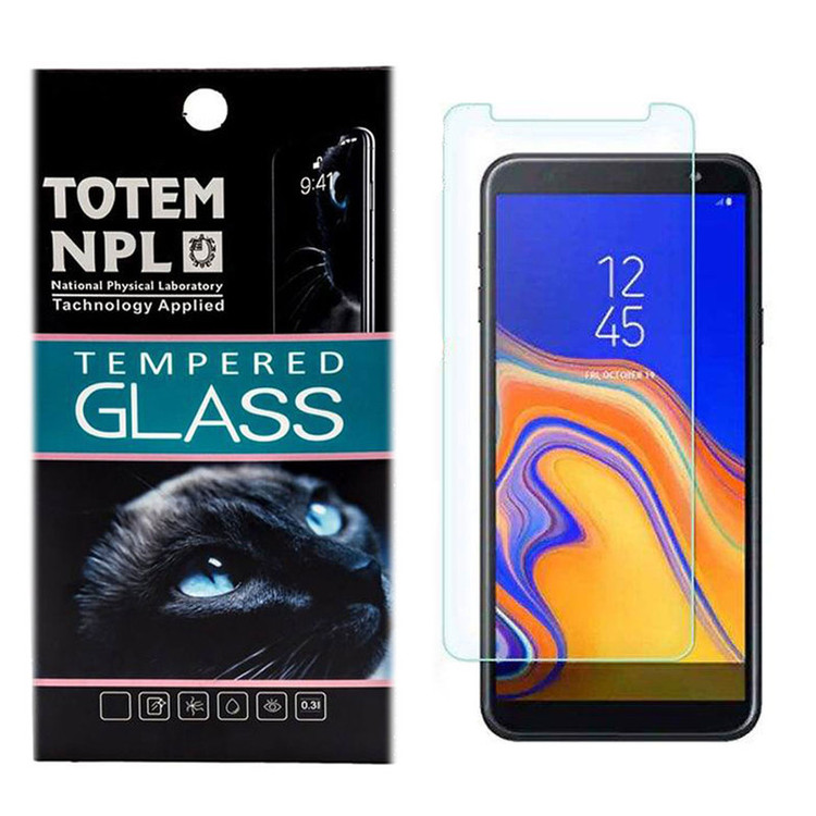 محافظ صفحه نمایش شیشه ای توتم مدل Tempered مناسب برای گوشی موبایل سامسونگ Galaxy J4 Plus