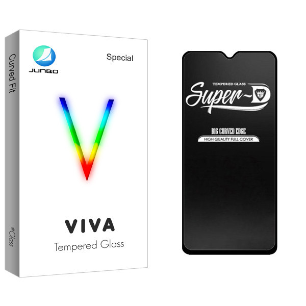 محافظ صفحه نمایش شیشه ای جانبو مدل Viva Glass Super-D مناسب برای گوشی موبایل سامسونگ Galaxy A022