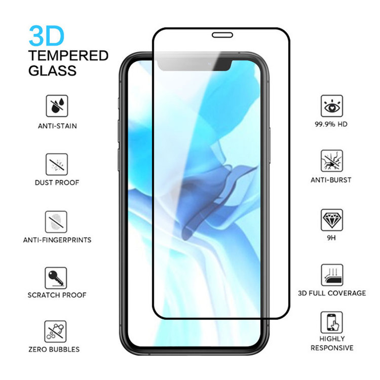 محافظ صفحه نمایش مدل PHSI مناسب برای گوشی موبایل اپل iPhone 12 بسته 3 عددی