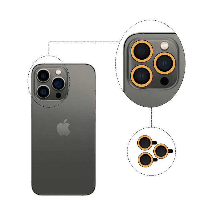 محافظ لنز دوربین مدل رینگی مناسب برای گوشی موبایل اپل Iphone 13 pro / 13 pro max