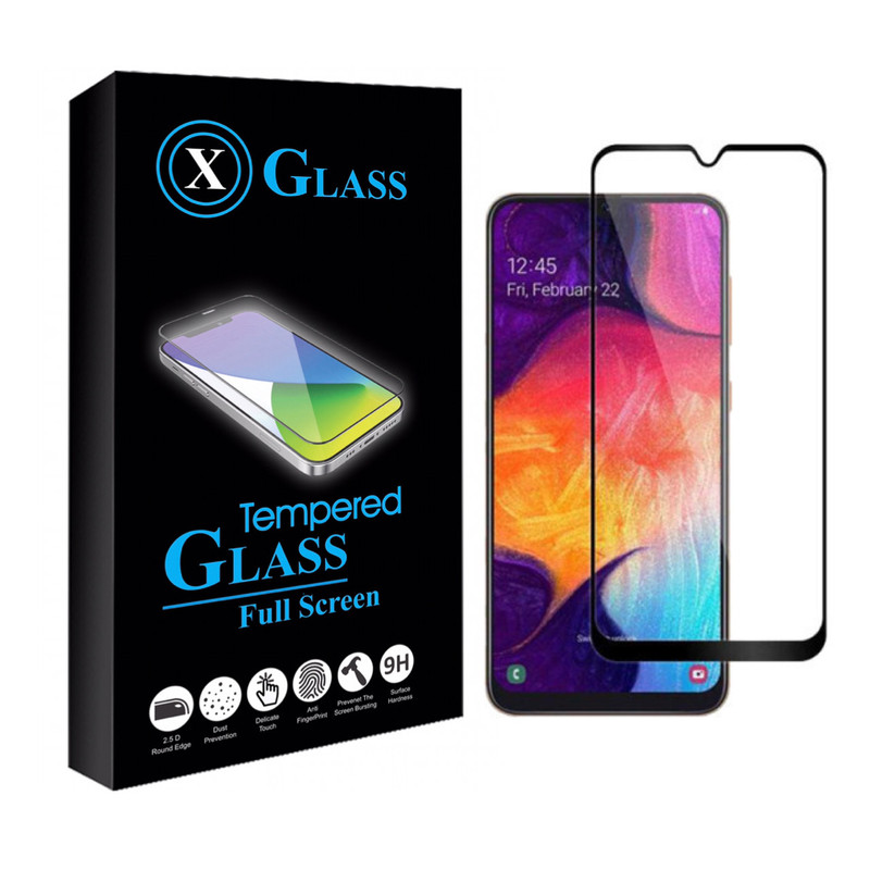 محافظ صفحه نمایش ایکس گلس مدل فول مناسب برای گوشی موبایل سامسونگ GALAXY A30S