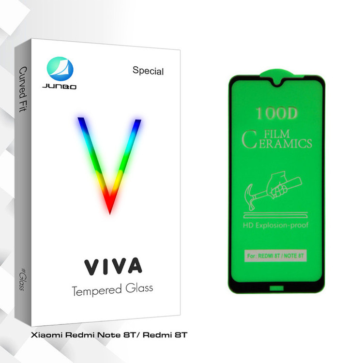 محافظ صفحه نمایش جانبو مدل Viva Glass مناسب برای گوشی موبایل شیائومی Redmi 8T/ Note 8T