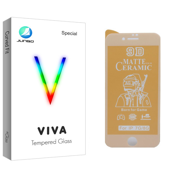 محافظ صفحه نمایش سرامیکی  جانبو مدل Viva Glass مناسب برای گوشی موبایل اپل iphone 7 / 8