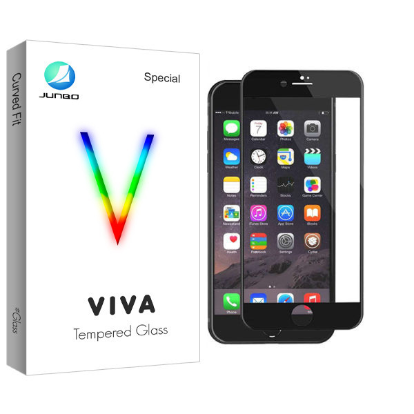 محافظ صفحه نمایش سرامیکی جانبو مدل Viva Glass مناسب برای گوشی موبایل اپل Iphone 7 plus