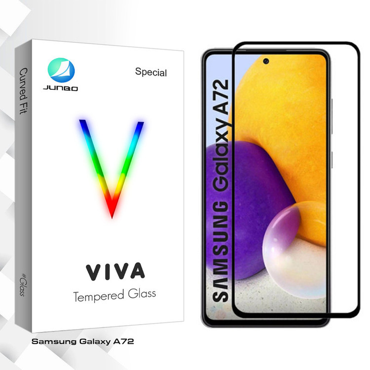 محافظ صفحه نمایش سرامیکی مات جانبو مدل Viva Glass مناسب برای گوشی موبایل سامسونگ Galaxy A72
