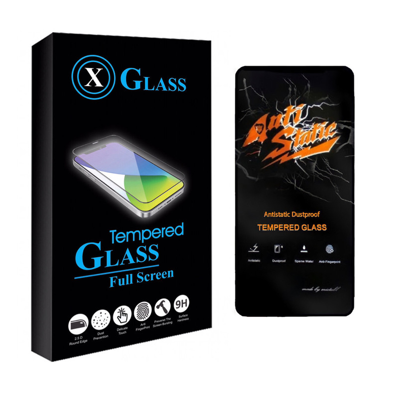 محافظ صفحه نمایش ایکس گلس مدل آنتی استاتیک مناسب برای گوشی موبایل اپل IPHONE 12 PRO MAX