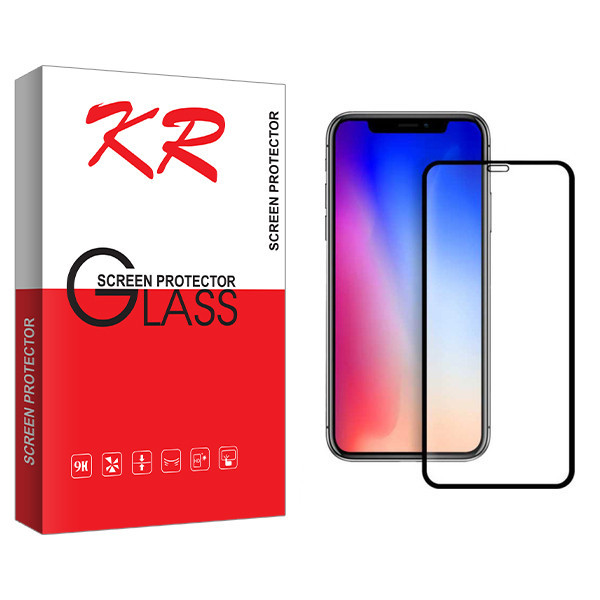 محافظ صفحه نمایش کی آر مدل +HD مناسب برای گوشی موبایل اپل IPHONE X/XS