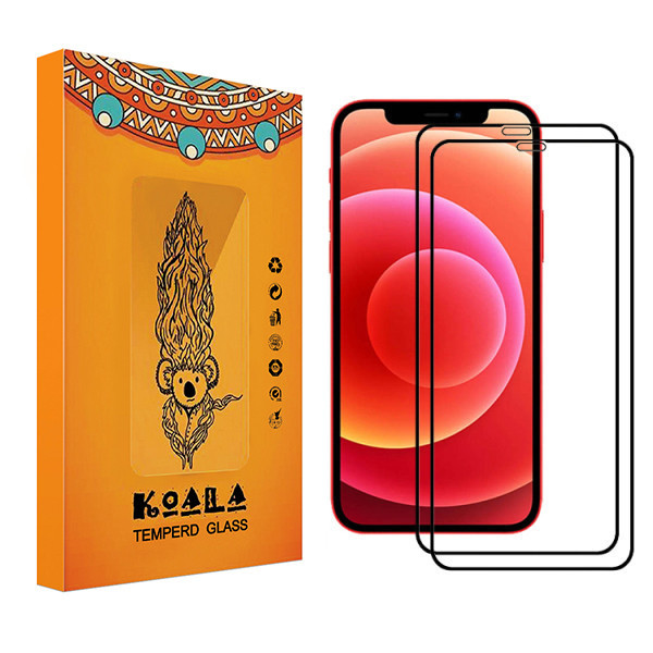 محافظ صفحه نمایش کوآلا مدل Fade مناسب برای گوشی موبایل اپل Iphone 12 بسته دو عددی