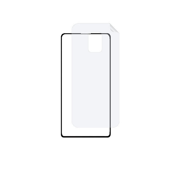 محافظ صفحه نمایش نیکسو مدل 2FN مناسب برای گوشی موبایل شیائومی Redmi Note 9s به همراه محافظ پشت گوشی