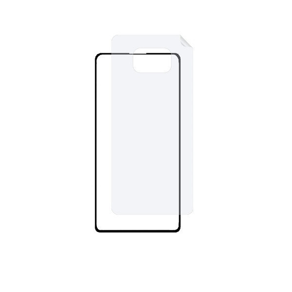 محافظ صفحه نمایش نیکسو مدل 2FN مناسب برای گوشی موبایل شیائومی Poco X3 Pro به همراه محافظ پشت گوشی