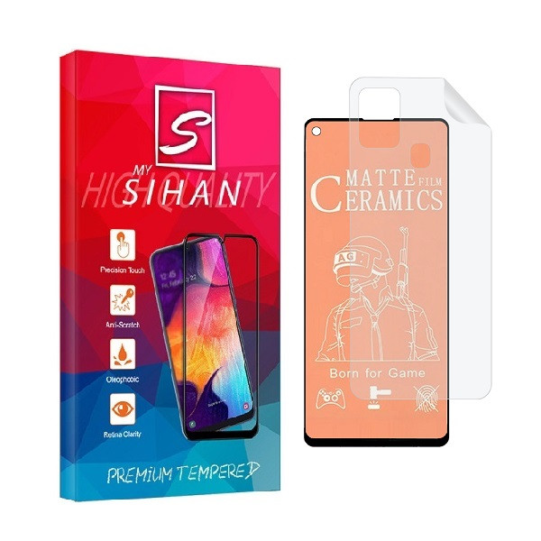 محافظ صفحه نمایش مات مای سیحان مدل 2CMN مناسب برای گوشی موبایل سامسونگ Galaxy A21s به همراه محافظ پشت گوشی