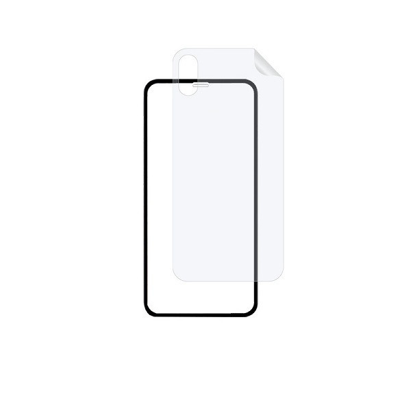 محافظ صفحه نمایش مای سیحان مدل 2FN مناسب برای گوشی موبایل اپل iPhone XS Max به همراه محافظ پشت گوشی