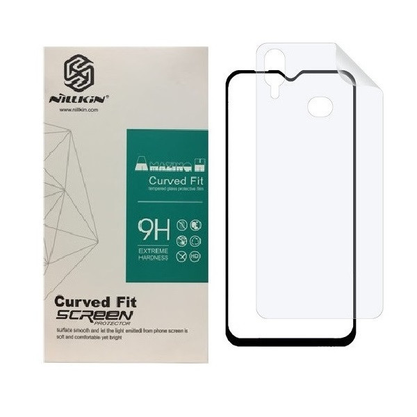 محافظ صفحه نمایش مدل 2FN مناسب برای گوشی موبایل Galaxy A10s به همراه محافظ پشت گوشی