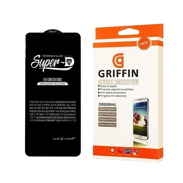محافظ صفحه نمایش گریفین مدل Super-D مناسب برای گوشی موبایل شیائومی Redmi 12