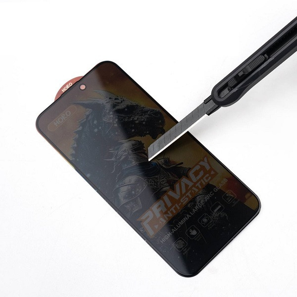 محافظ صفحه نمایش حریم شخصی کی آر مدل HORO مناسب برای گوشی موبایل اپل iPhone 13 pro