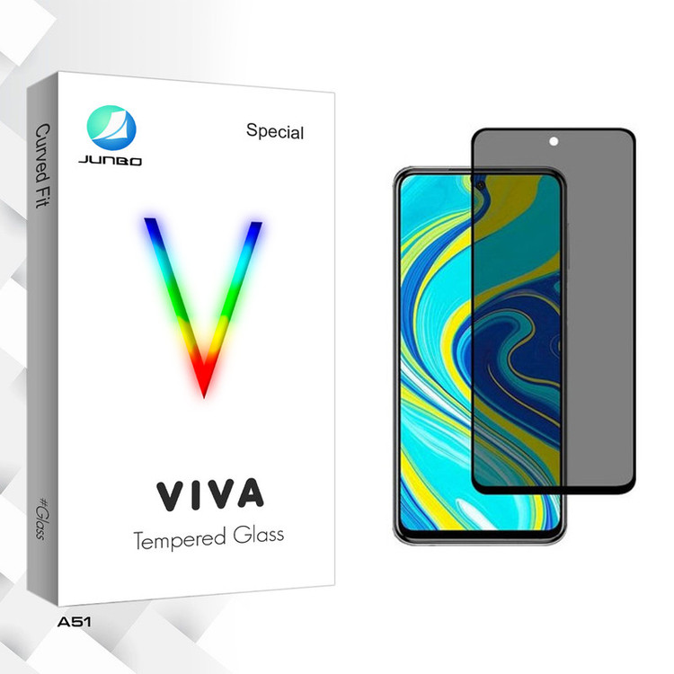محافظ صفحه نمایش حریم شخصی جانبو مدل Viva Glass مناسب برای گوشی موبایل سامسونگ A51