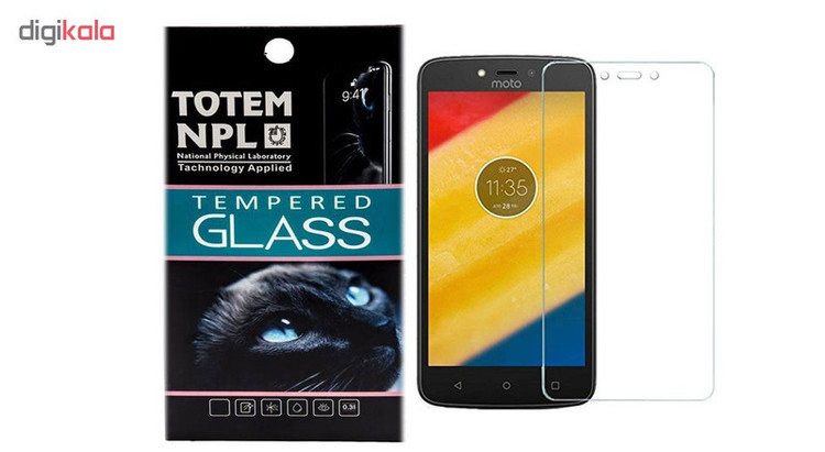 محافظ صفحه نمایش شیشه ای توتم مدل Tempered مناسب برای گوشی موبایل موتورولا Moto C