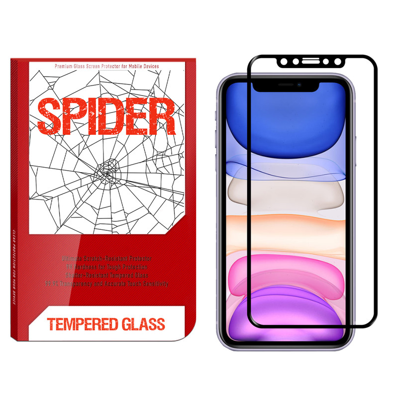 محافظ صفحه نمایش اسپایدر مدل S-FG22 مناسب برای گوشی موبایل اپل iPhone 11 Pro