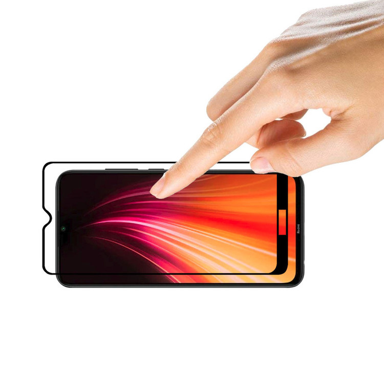 محافظ صفحه نمایش 5D هورس مدل FAG مناسب برای گوشی موبایل شیائومی Redmi Note 8 بسته دو عددی