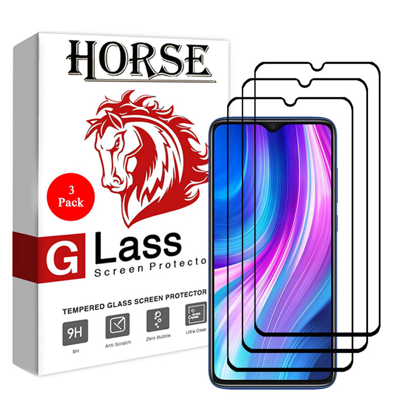 محافظ صفحه نمایش سرامیکی هورس مدل CRM مناسب برای گوشی موبایل شیائومی Redmi Note 8 Pro بسته سه عددی