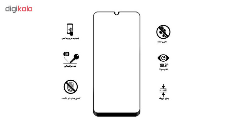 محافظ صفحه نمایش سرامیکی هورس مدل CRM مناسب برای گوشی موبایل هوآوی P30 Lite بسته سه عددی