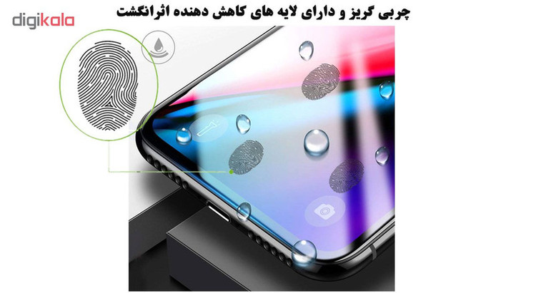 محافظ صفحه نمایش 5D هورس مدل FAG مناسب برای گوشی موبایل اپل iPhone 7 / 8 Plus