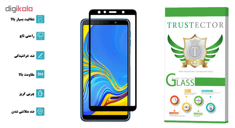 محافظ صفحه نمایش تراستکتور مدل GSS مناسب برای گوشی موبایل سامسونگ Galaxy A7 2018