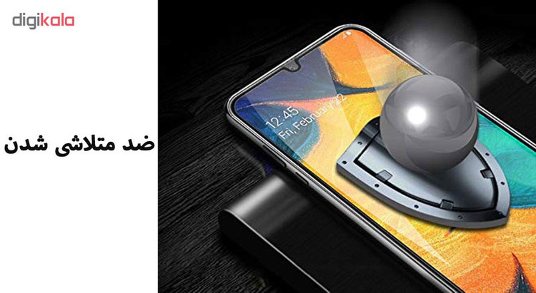 محافظ صفحه نمایش 5D هورس مدل FAG مناسب برای گوشی موبایل سامسونگ Galaxy A20 بسته دو عددی