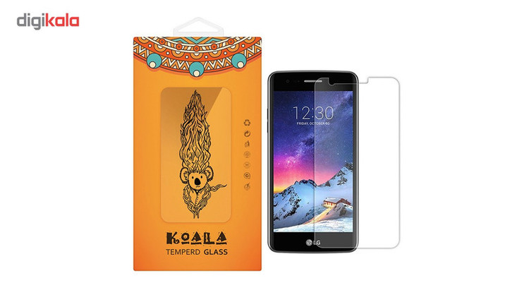 محافظ صفحه نمایش شیشه ای کوالا مدل Tempered مناسب برای گوشی موبایل ال جی K8 2017