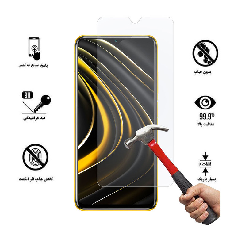 محافظ صفحه نمایش تراستکتور مدل SMP-T مناسب برای گوشی موبایل شیائومی Poco M3