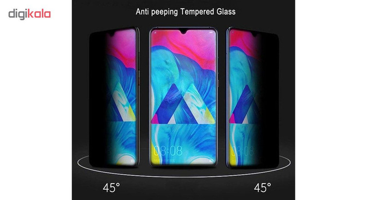 محافظ صفحه نمایش حریم شخصی هورس مدل SSP مناسب برای گوشی موبایل سامسونگ Galaxy M20 بسته سه عددی