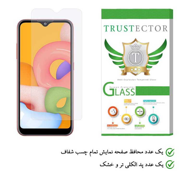 محافظ صفحه نمایش تراستکتور مدل SMP-T مناسب برای گوشی موبایل سامسونگ Galaxy A01