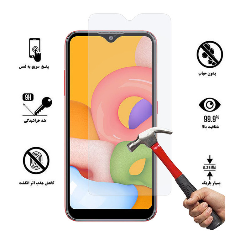 محافظ صفحه نمایش تراستکتور مدل SMP-T مناسب برای گوشی موبایل سامسونگ Galaxy A01