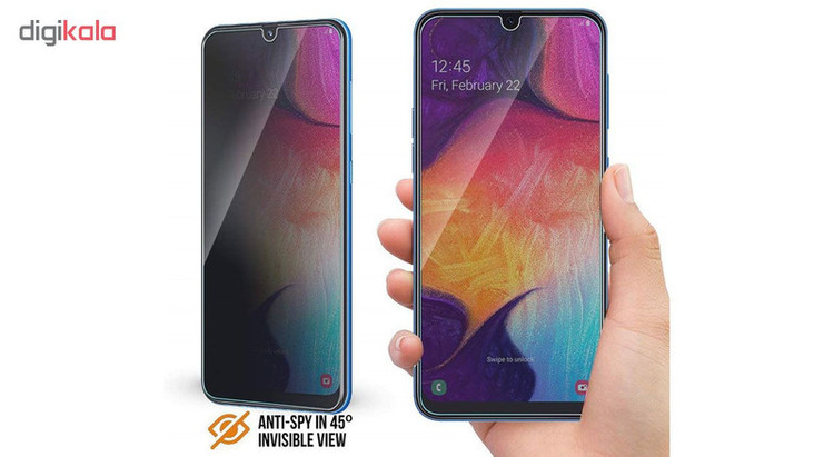 محافظ صفحه نمایش حریم شخصی هورس مدل PPS مناسب برای گوشی موبایل سامسونگ Galaxy M30 بسته دو عددی