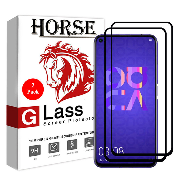 محافظ صفحه نمایش 5D هورس مدل FAG مناسب برای گوشی موبایل هوآوی Nova 5T بسته دو عددی