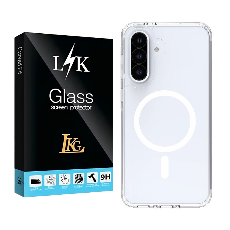 کاور ال کا جی مدل قاب مگسیف دار مناسب برای گوشی موبایل سامسونگ Galaxy A36 / A56