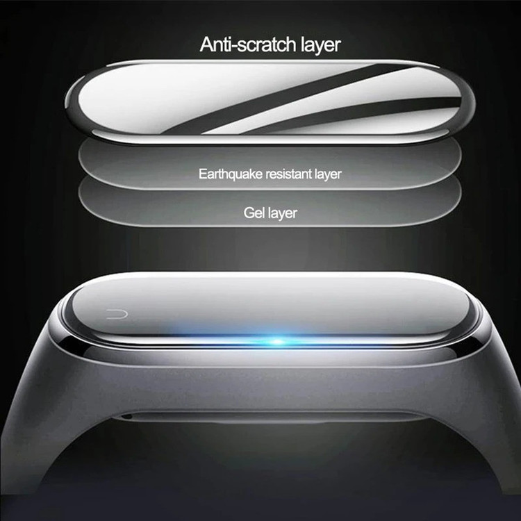 محافظ صفحه نمایش ال کا جی مدل PMMA مناسب برای ساعت هوشمند شیائومی Mi Band 7 / Mi Band 8