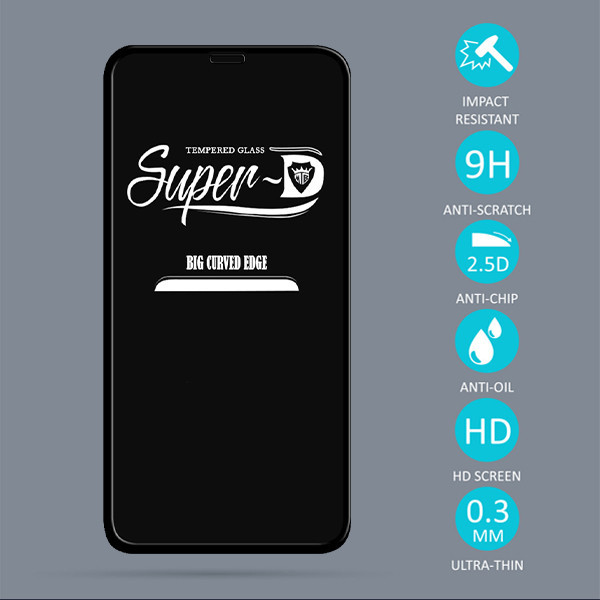 محافظ صفحه نمایش مدل Super D مناسب برای گوشی موبایل اپل iPhone 11