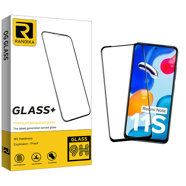 محافظ صفحه نمایش شیشه ای راندیکا مدل HD مناسب برای گوشی موبایل شیائومی redmi note 11 s